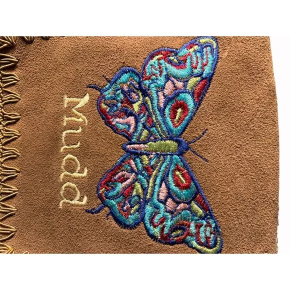 Y2K Mudd Crossbody Crochet Embroidered Butterfly Boho Fairy Festival - Picture 8 of 8